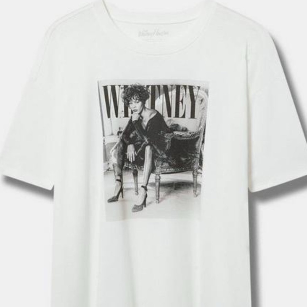Torrid Whitney Houston Oversized Graphic Tee NWT